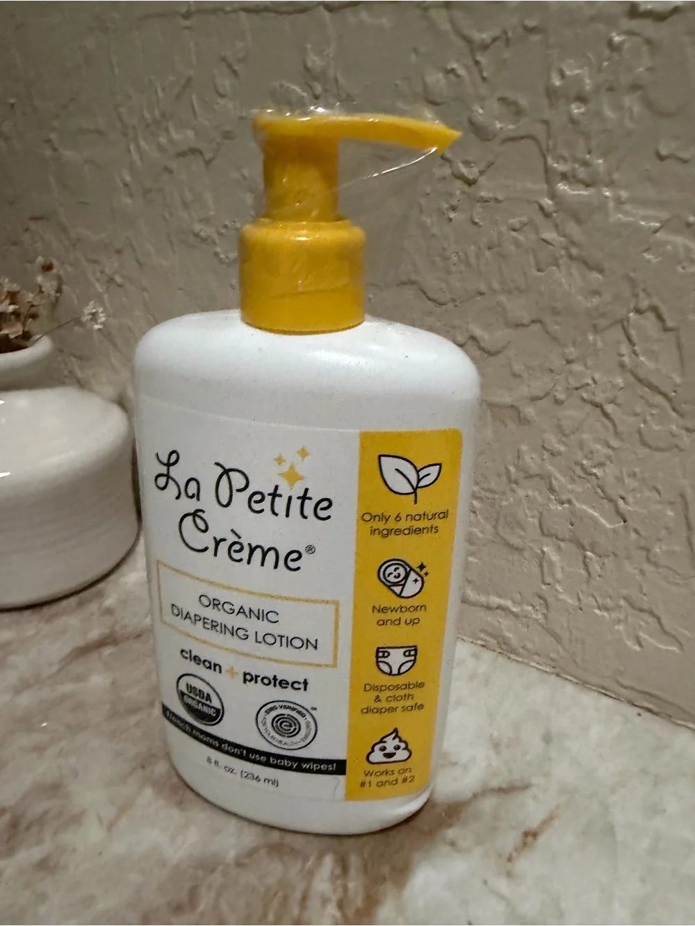 La petite creme baby diapering lotion NEW